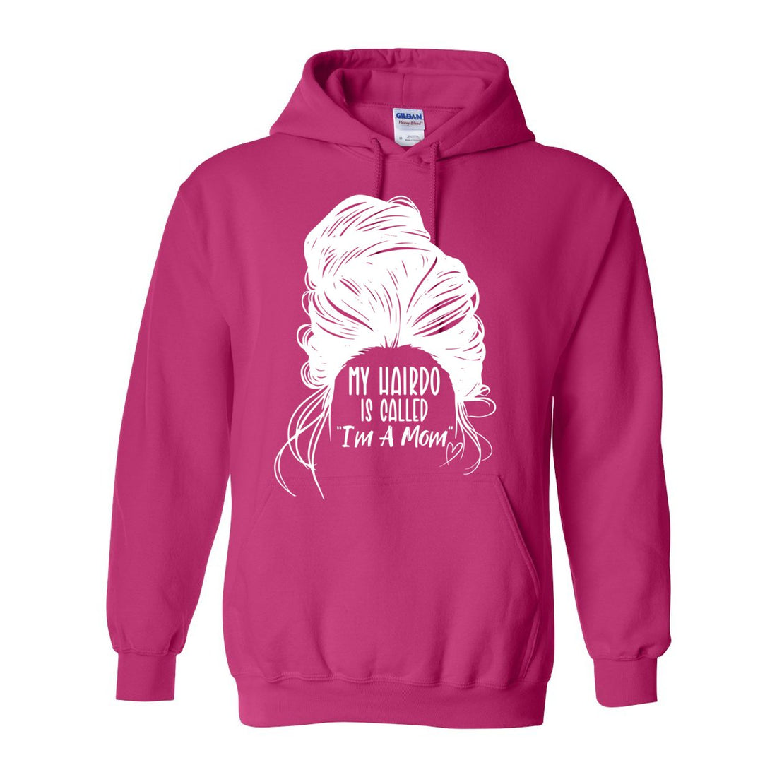 Hairdoo Mom Hooded Sweatshirt - Sweaters/Hoodies - Positively Sassy - Hairdoo Mom Hooded Sweatshirt