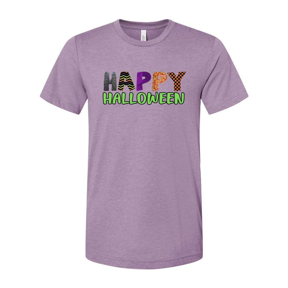 Happy Halloween Short Sleeve Jersey Tee - T-Shirts - Positively Sassy - Happy Halloween Short Sleeve Jersey Tee