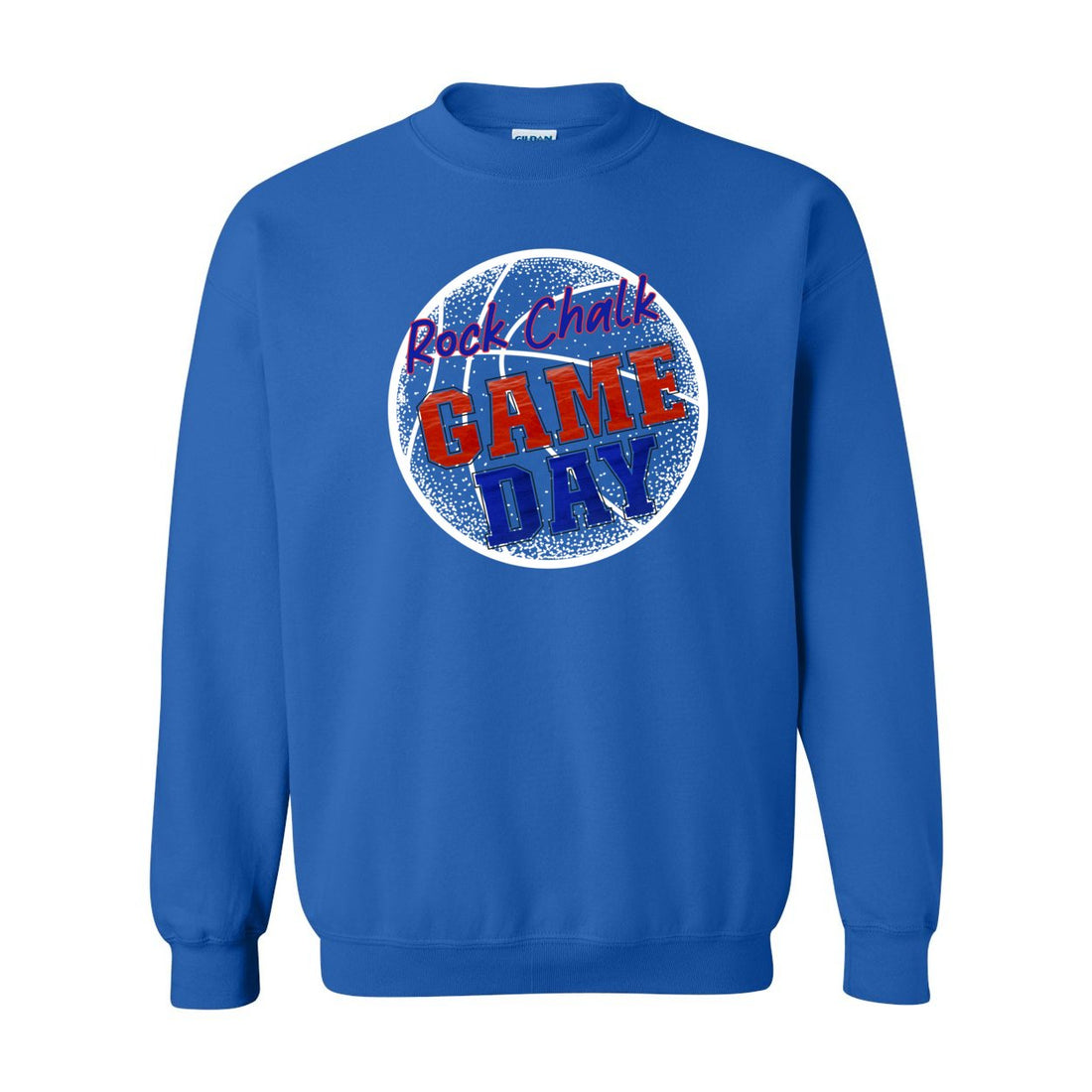 Hawks Basketball Game Day Crewneck Sweatshirt - Sweaters/Hoodies - Positively Sassy - Hawks Basketball Game Day Crewneck Sweatshirt
