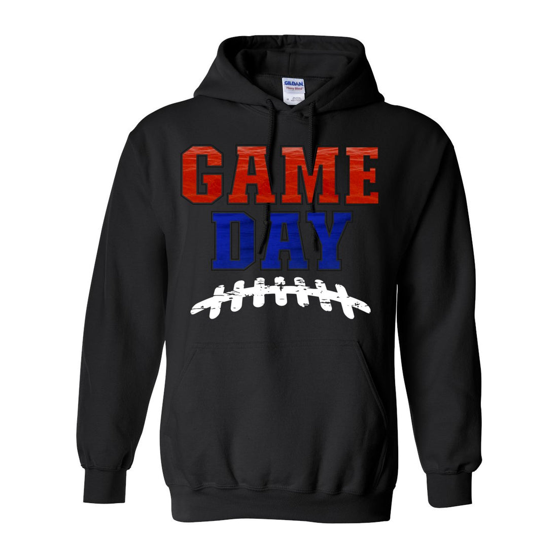 Hawks Football Game Day Hooded Sweatshirt - Sweaters/Hoodies - Positively Sassy - Hawks Football Game Day Hooded Sweatshirt