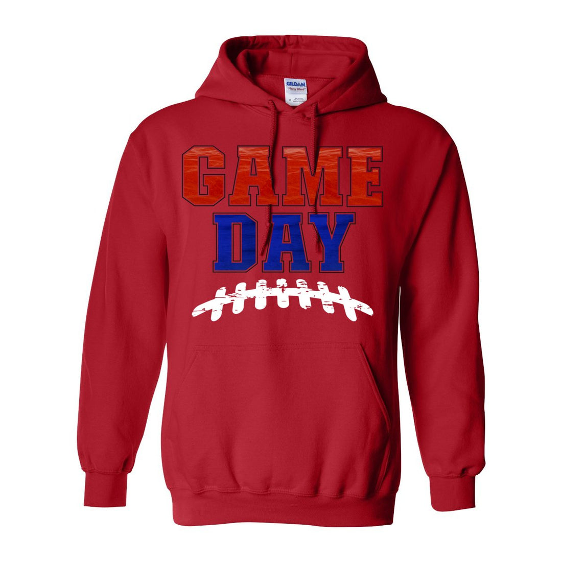 Hawks Football Game Day Hooded Sweatshirt - Sweaters/Hoodies - Positively Sassy - Hawks Football Game Day Hooded Sweatshirt