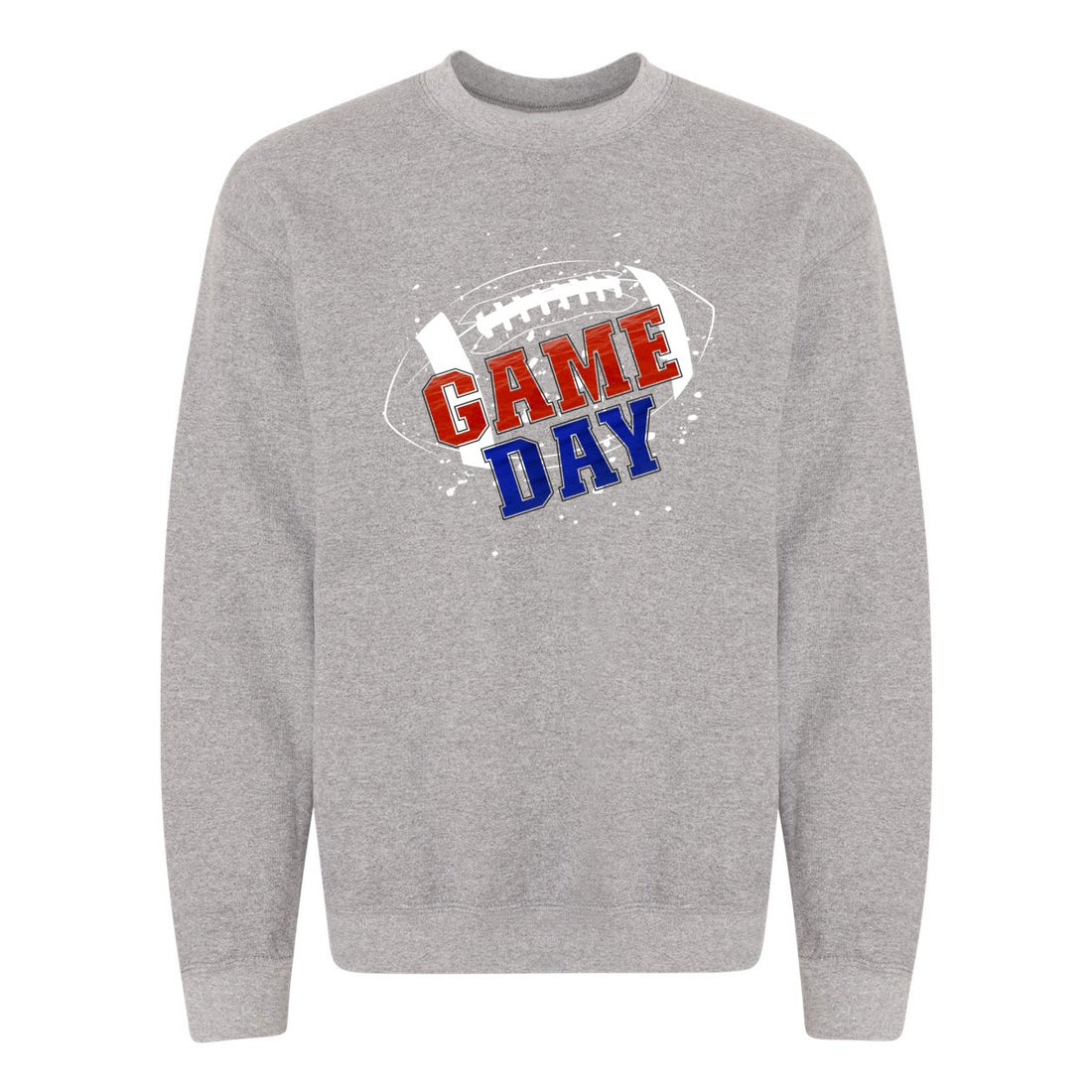 Hawks Game Day Football Crewneck Sweatshirt - Sweaters/Hoodies - Positively Sassy - Hawks Game Day Football Crewneck Sweatshirt