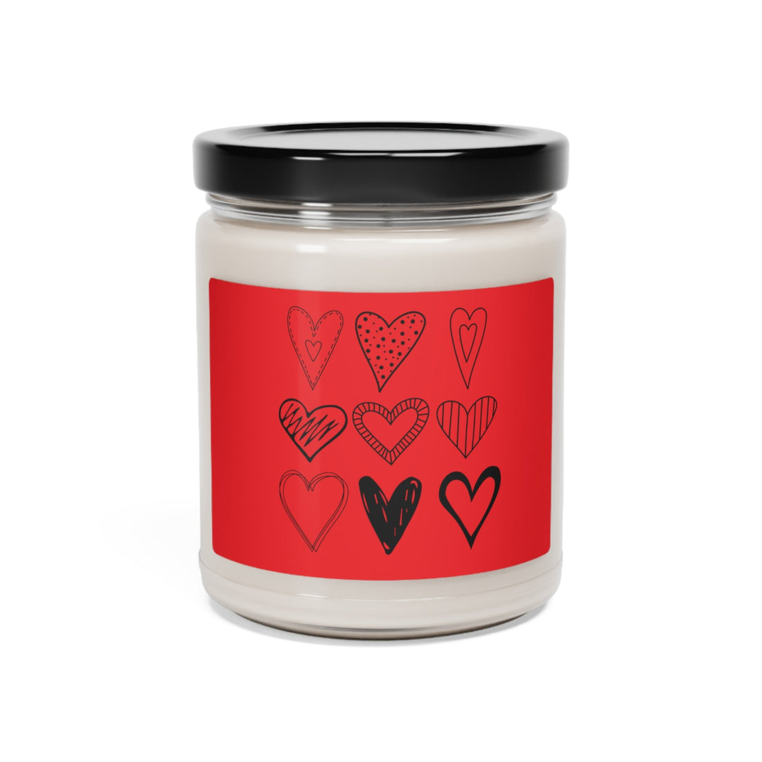 Hearts of Love Scented Soy Candle, 9oz - Home Decor - Positively Sassy - Hearts of Love Scented Soy Candle, 9oz