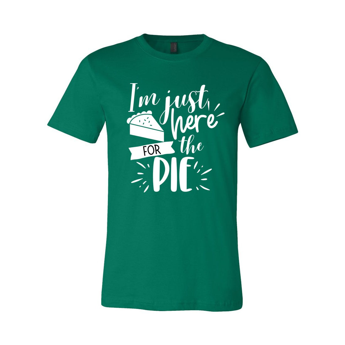 Here For The Pie Short Sleeve Jersey Tee - T-Shirts - Positively Sassy - Here For The Pie Short Sleeve Jersey Tee
