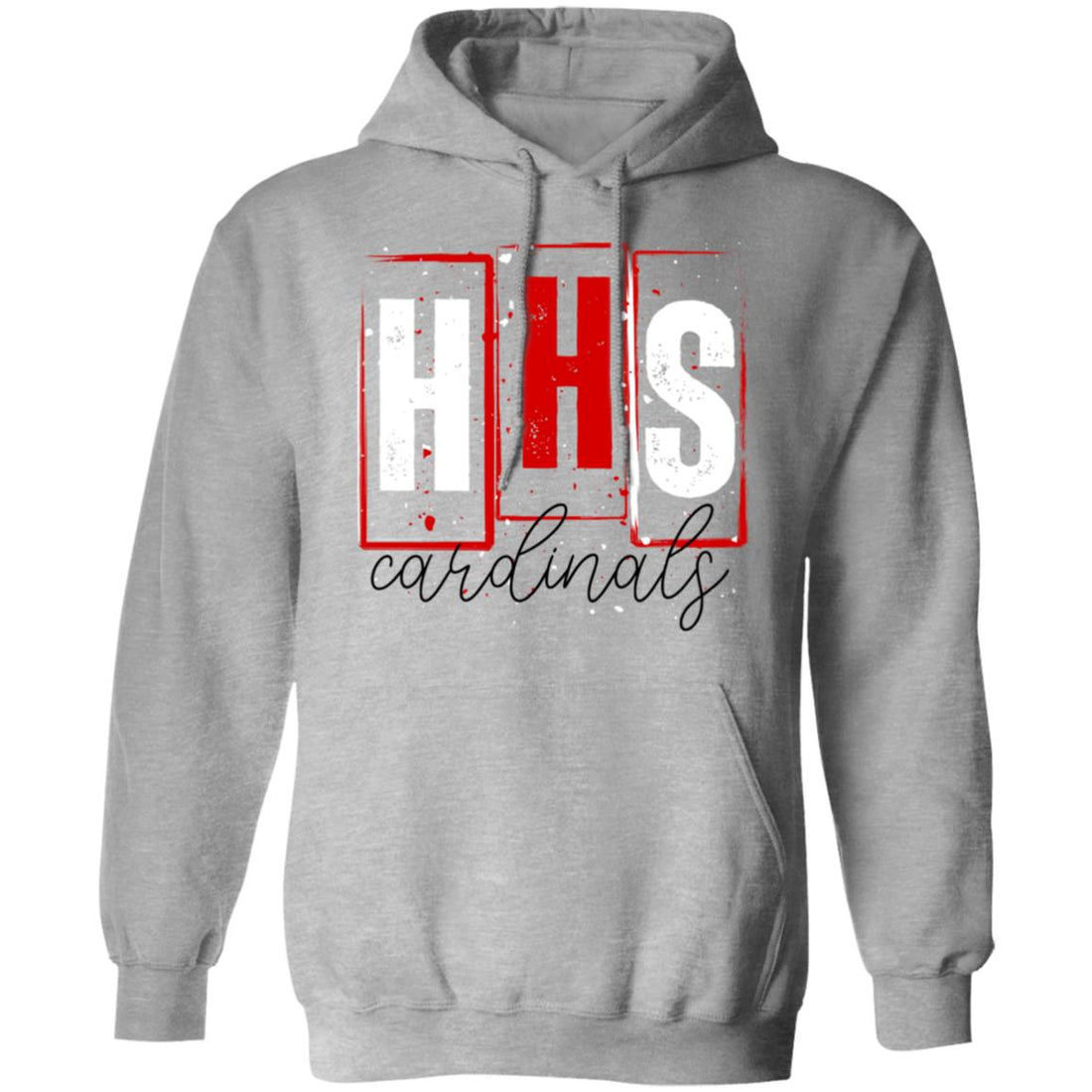 HHS Cardinals Pullover Hoodie - Sweatshirts - Positively Sassy - HHS Cardinals Pullover Hoodie
