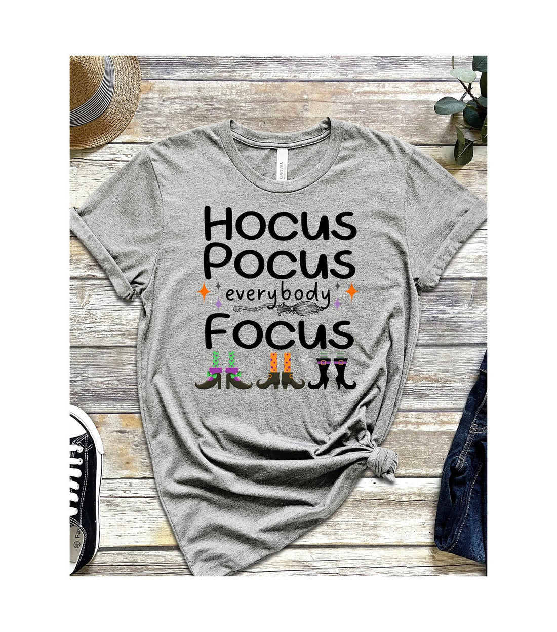 Hocus Pocus Short Sleeve Jersey Tee - T-Shirts - Positively Sassy - Hocus Pocus Short Sleeve Jersey Tee