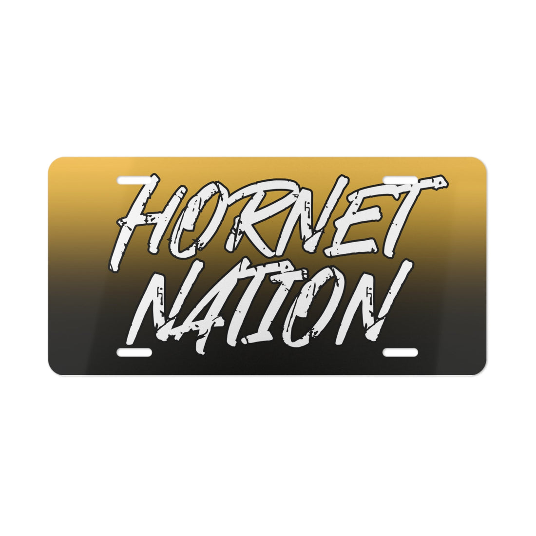 Hornet Nation Vanity Plate - Accessories - Positively Sassy - Hornet Nation Vanity Plate