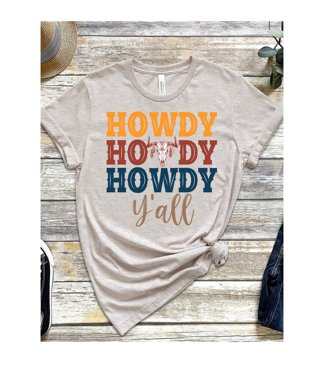 Howdy Y'All - T-Shirt - Positively Sassy - Howdy Y'All