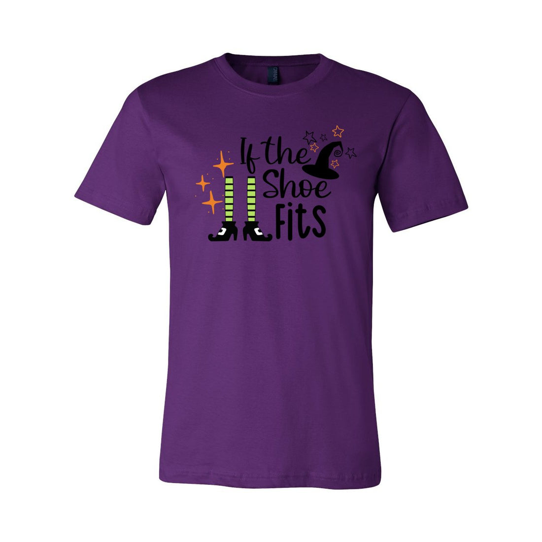 If The Shoe Fits Short Sleeve Jersey Tee - T-Shirts - Positively Sassy - If The Shoe Fits Short Sleeve Jersey Tee