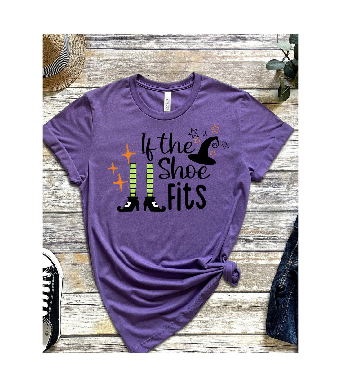 If The Shoe Fits Short Sleeve Jersey Tee - T-Shirts - Positively Sassy - If The Shoe Fits Short Sleeve Jersey Tee