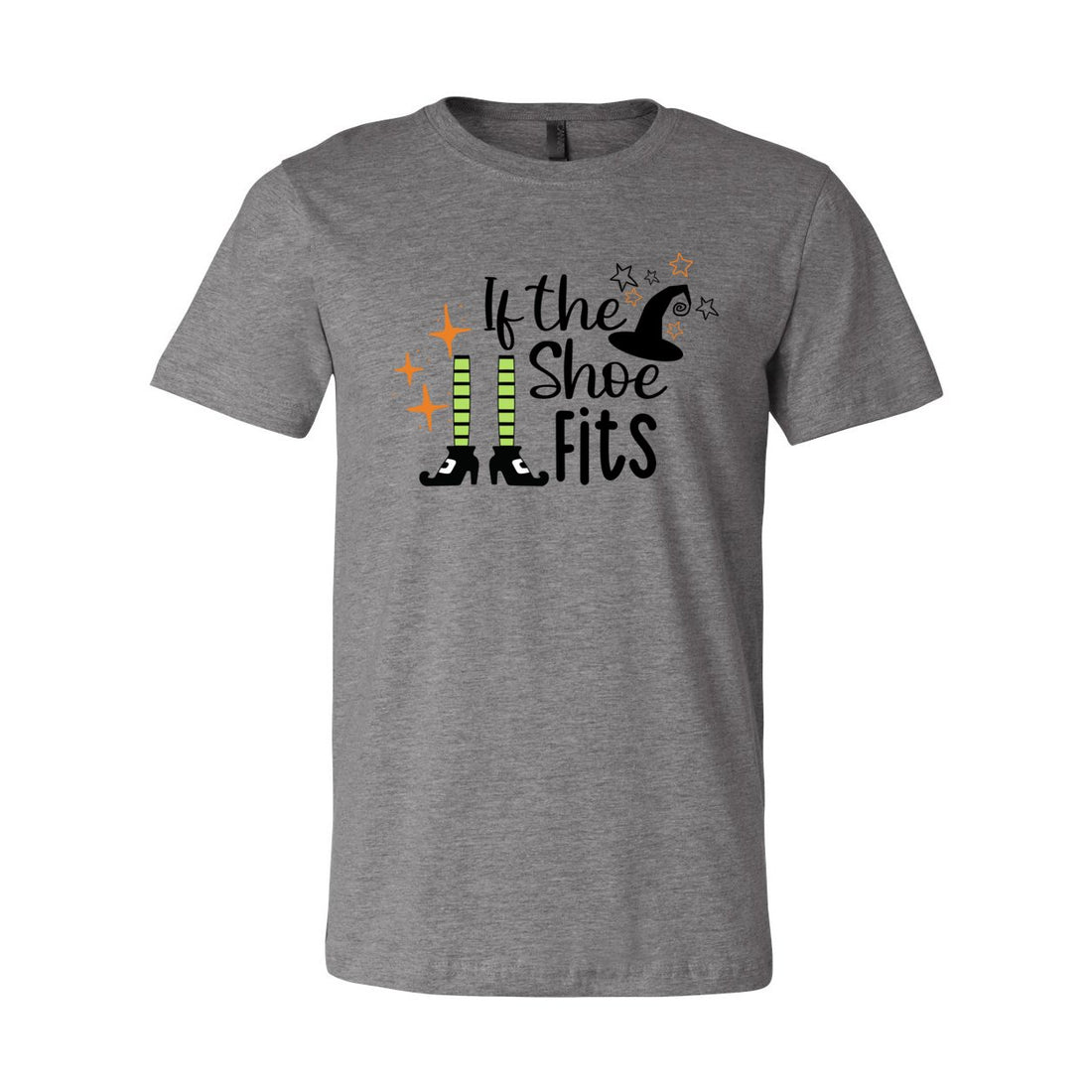 If The Shoe Fits Short Sleeve Jersey Tee - T-Shirts - Positively Sassy - If The Shoe Fits Short Sleeve Jersey Tee