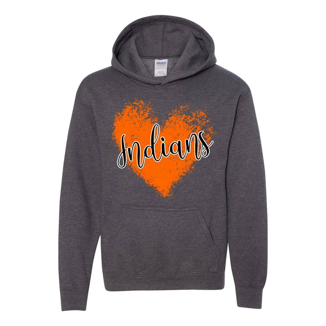 Indian Love Youth Hooded Sweatshirt - Sweaters/Hoodies - Positively Sassy - Indian Love Youth Hooded Sweatshirt