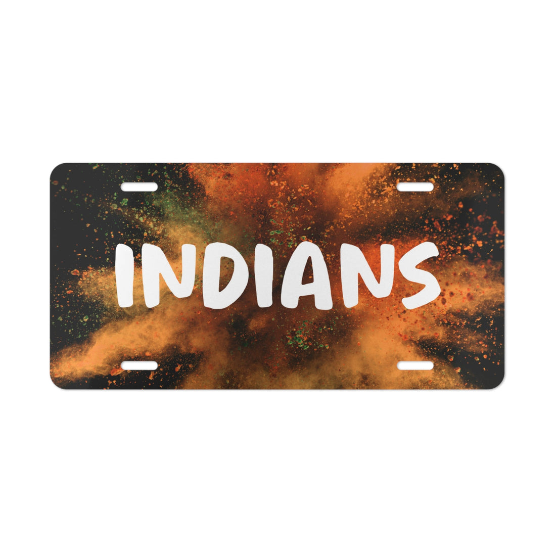 Indians Blast License Plate - Accessories - Positively Sassy - Indians Blast License Plate