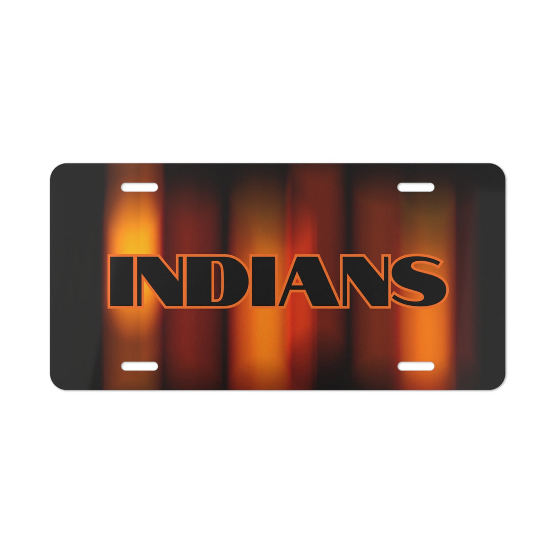 Indians Glow License Plate - Accessories - Positively Sassy - Indians Glow License Plate