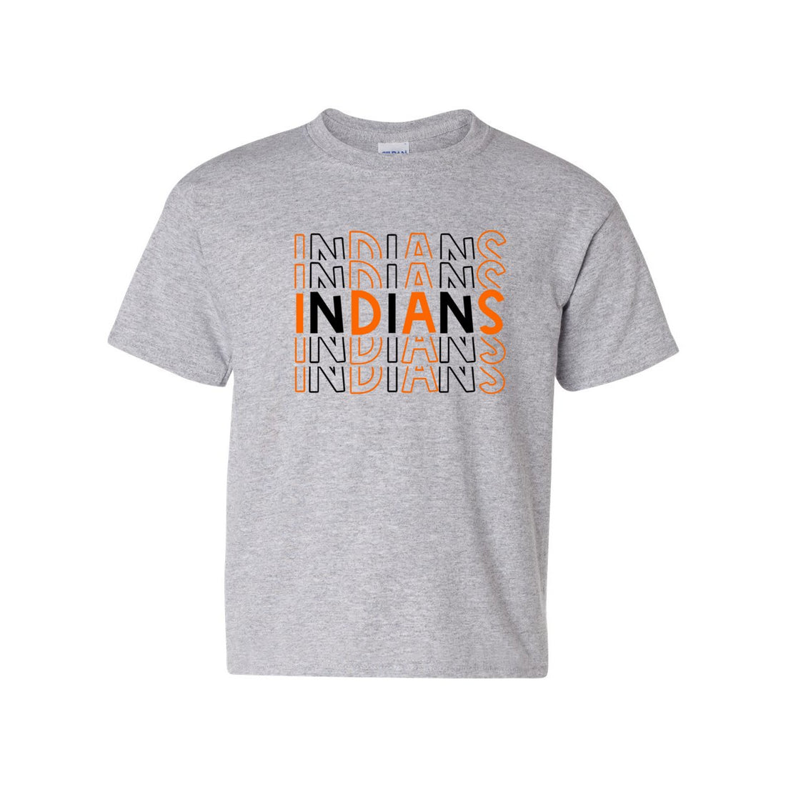 Indians Repeat Heavy Cotton™ Youth T-Shirt - T-Shirts - Positively Sassy - Indians Repeat Heavy Cotton™ Youth T-Shirt