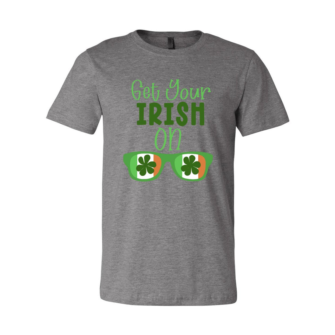 Irish On Short Sleeve Jersey Tee - T-Shirts - Positively Sassy - Irish On Short Sleeve Jersey Tee