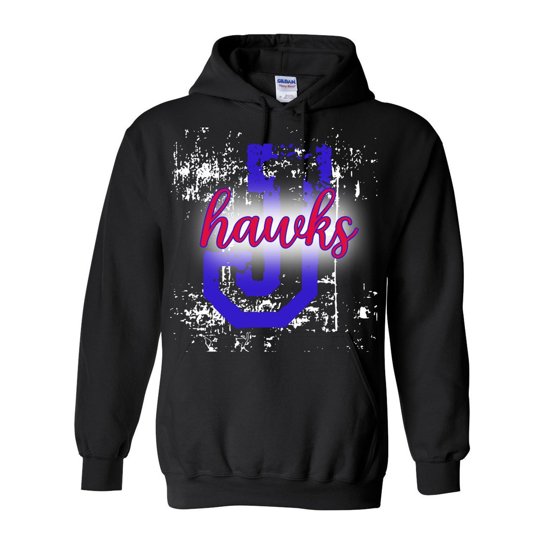 J-Hawks Sport Hooded Sweatshirt - Sweaters/Hoodies - Positively Sassy - J-Hawks Sport Hooded Sweatshirt