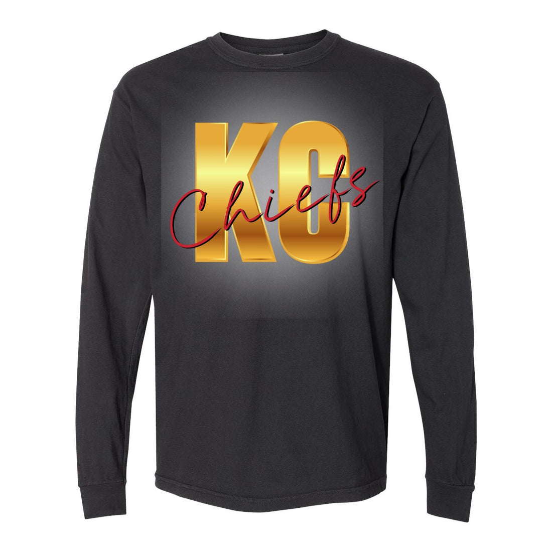 KC GOLD Ringspun Long Sleeve T-Shirt - Long Sleeve - Positively Sassy - KC GOLD Ringspun Long Sleeve T-Shirt