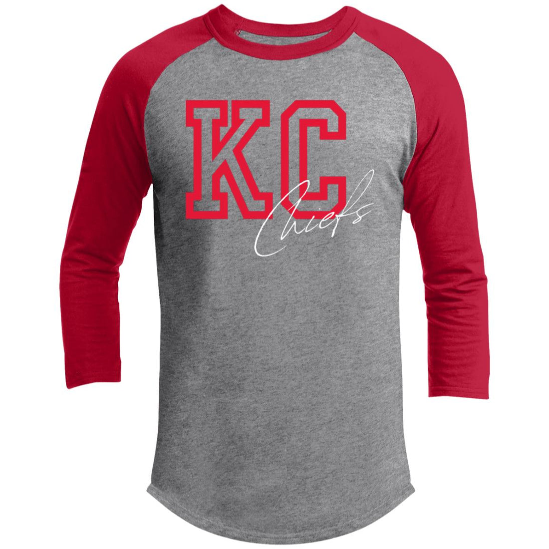 KC KC 3/4 Raglan Sleeve Shirt - T-Shirts - Positively Sassy - KC KC 3/4 Raglan Sleeve Shirt