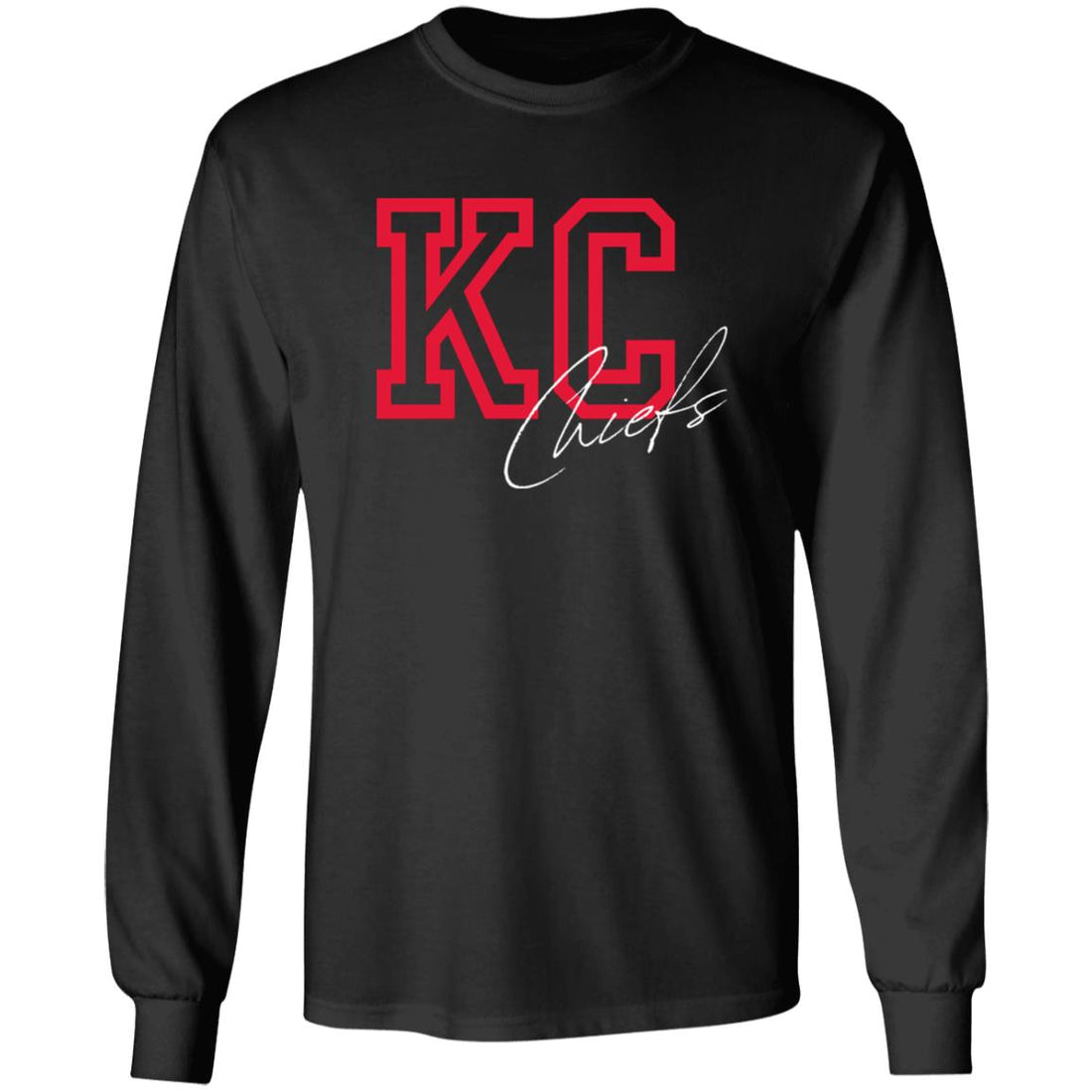 KC KC LS Ultra Cotton T-Shirt - T-Shirts - Positively Sassy - KC KC LS Ultra Cotton T-Shirt