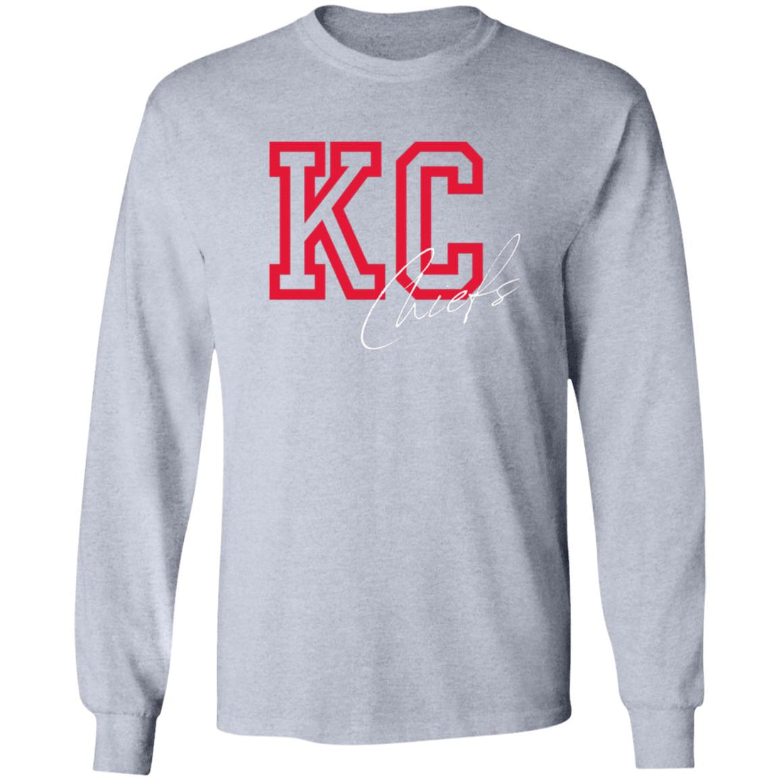 KC KC LS Ultra Cotton T-Shirt - T-Shirts - Positively Sassy - KC KC LS Ultra Cotton T-Shirt