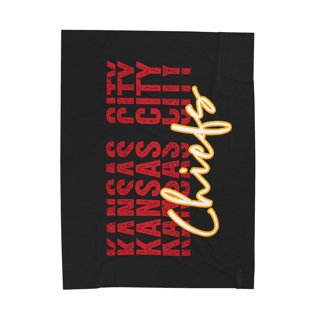 KC Mirror Repeat Velveteen Plush Blanket - All Over Prints - Positively Sassy - KC Mirror Repeat Velveteen Plush Blanket
