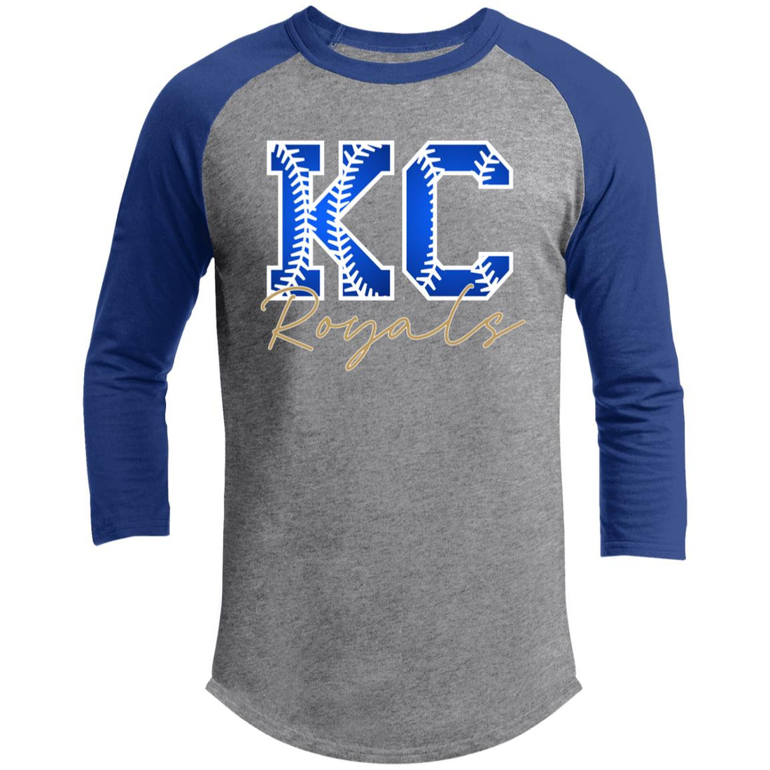 KC Stitches Raglan Shirt - T-Shirts - Positively Sassy - KC Stitches Raglan Shirt