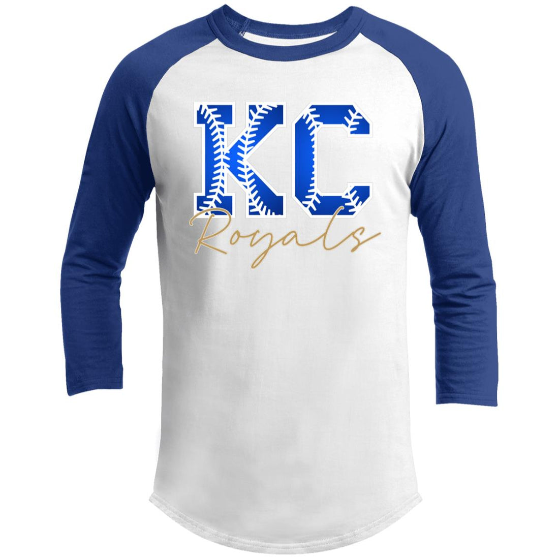 KC Stitches Raglan Shirt - T-Shirts - Positively Sassy - KC Stitches Raglan Shirt