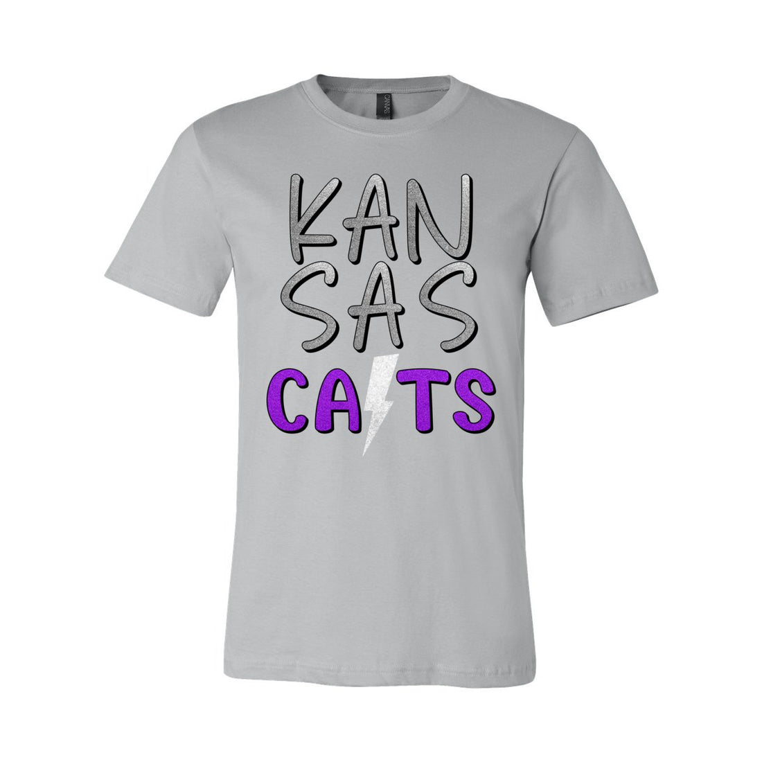 KS Cats Short Sleeve Jersey Tee - T-Shirts - Positively Sassy - KS Cats Short Sleeve Jersey Tee
