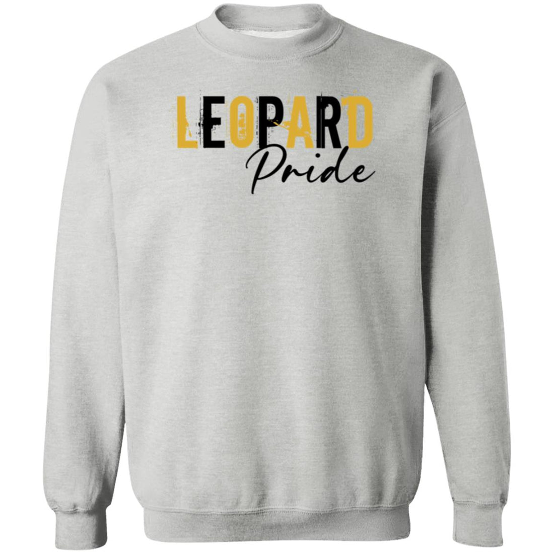 Leopard Pride Crewneck Pullover Sweatshirt - Sweatshirts - Positively Sassy - Leopard Pride Crewneck Pullover Sweatshirt