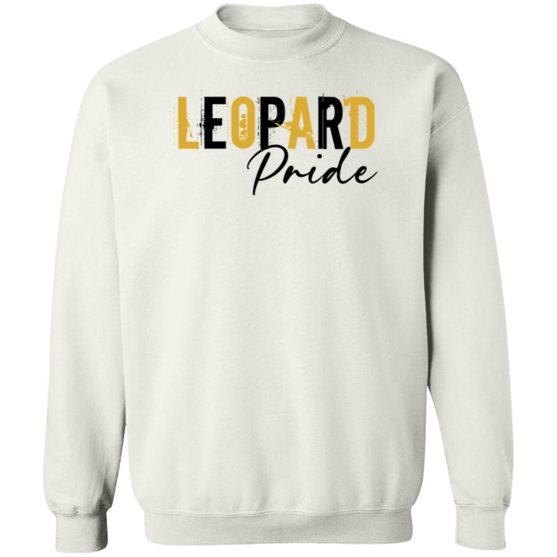 Leopard Pride Crewneck Pullover Sweatshirt - Sweatshirts - Positively Sassy - Leopard Pride Crewneck Pullover Sweatshirt