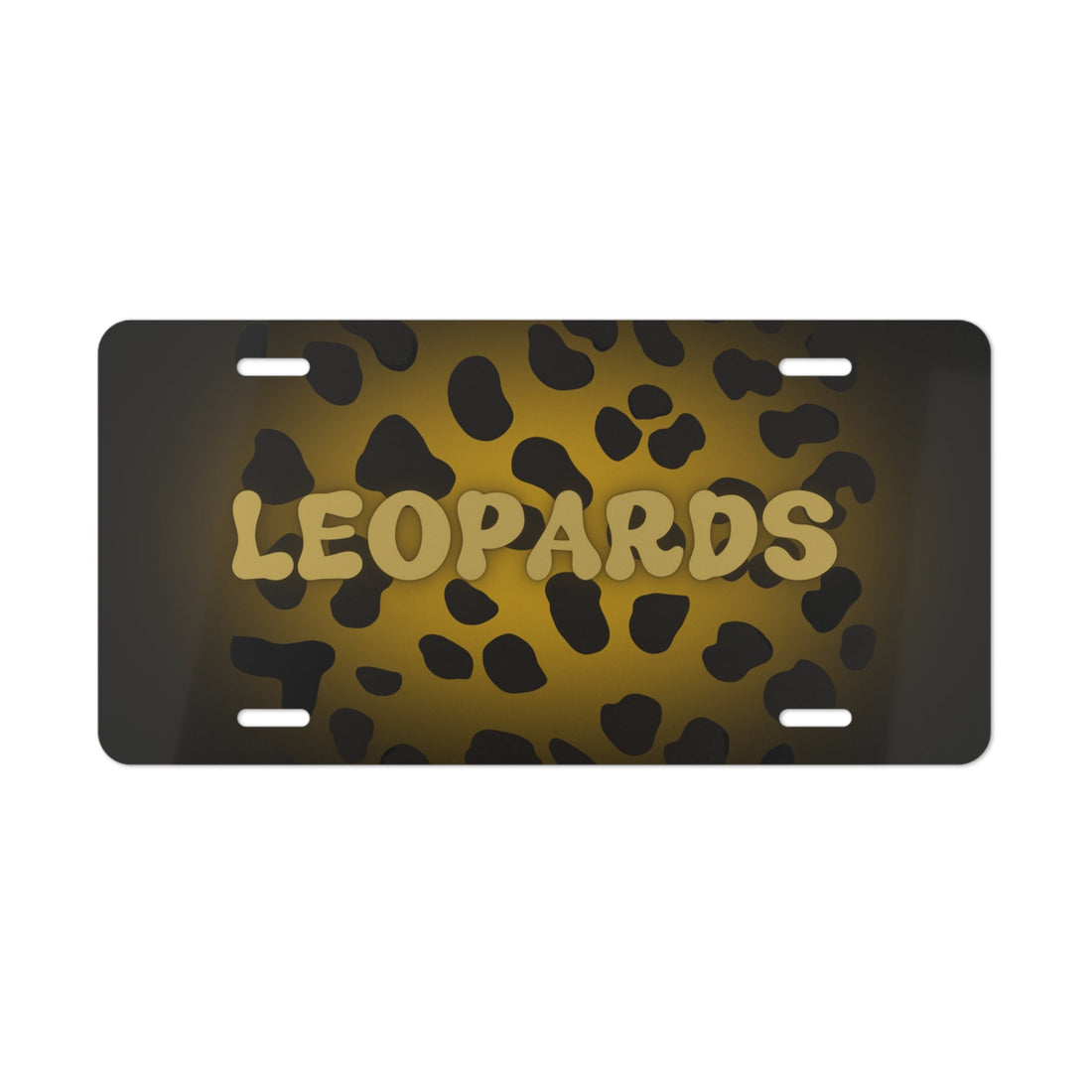 Leopard Print License Plate - Accessories - Positively Sassy - Leopard Print License Plate