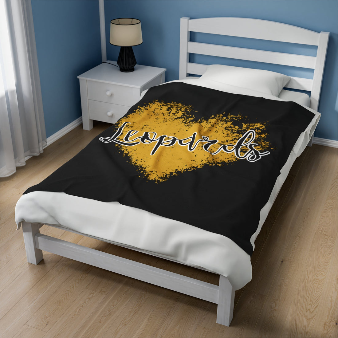 Leopards Love Velveteen Plush Blanket - All Over Prints - Positively Sassy - Leopards Love Velveteen Plush Blanket
