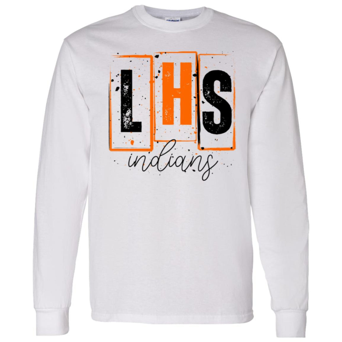 LHS Indians LS T-Shirt 5.3 oz. - T-Shirts - Positively Sassy - LHS Indians LS T-Shirt 5.3 oz.