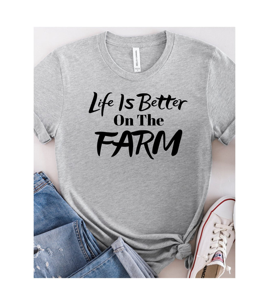 Life Is Better On The Farm - T-Shirt - Positively Sassy - Life Is Better On The Farm