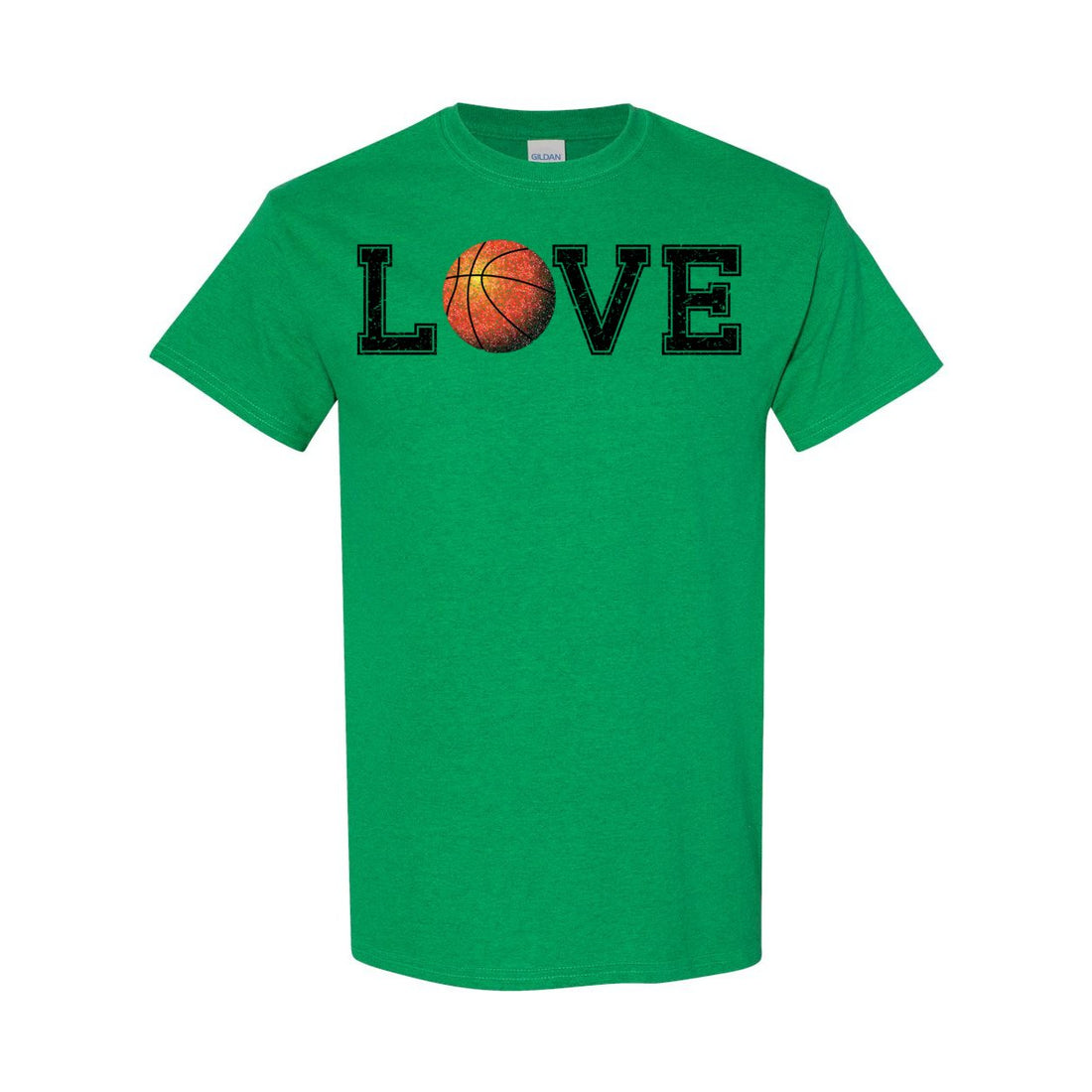 Love Basketball Cotton T-Shirt - T-Shirts - Positively Sassy - Love Basketball Cotton T-Shirt