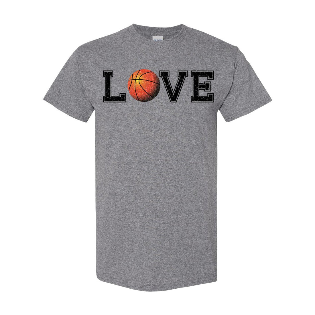 Love Basketball Cotton T-Shirt - T-Shirts - Positively Sassy - Love Basketball Cotton T-Shirt