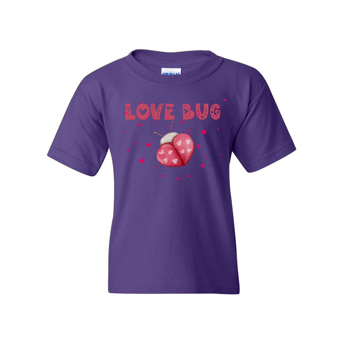 Love Bug Heavy Cotton™ Youth T-Shirt - T-Shirts - Positively Sassy - Love Bug Heavy Cotton™ Youth T-Shirt