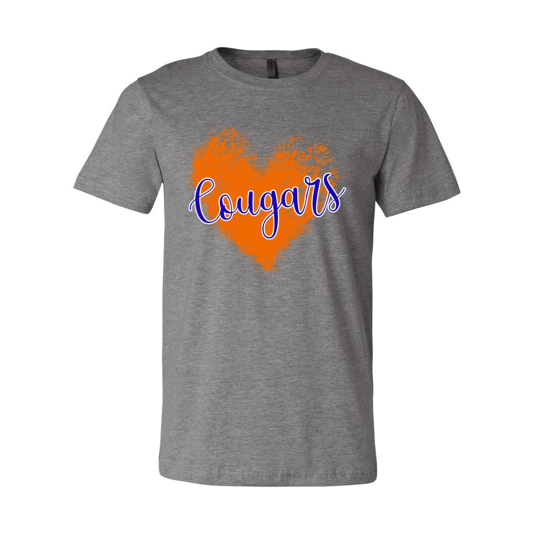 Love My Cougars Short Sleeve Jersey Tee - T-Shirts - Positively Sassy - Love My Cougars Short Sleeve Jersey Tee