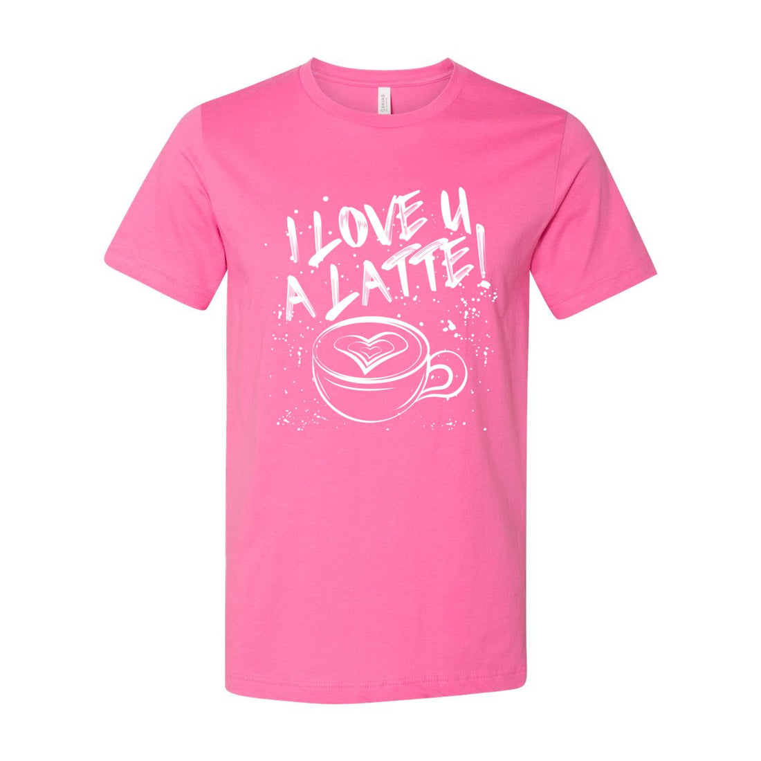 Love You A Latte Sleeve Jersey Tee - T-Shirts - Positively Sassy - Love You A Latte Sleeve Jersey Tee