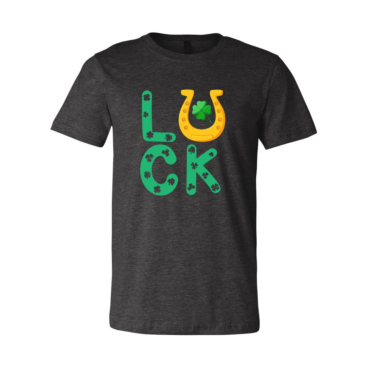 LUCK Short Sleeve Jersey Tee - T-Shirts - Positively Sassy - LUCK Short Sleeve Jersey Tee
