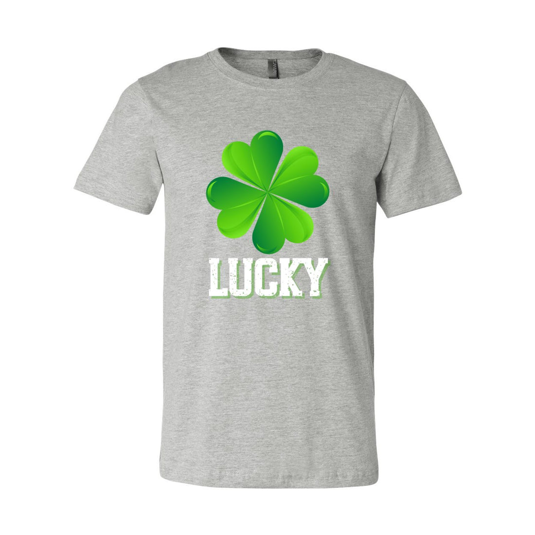 Lucky Clover Short Sleeve Jersey Tee - T-Shirts - Positively Sassy - Lucky Clover Short Sleeve Jersey Tee