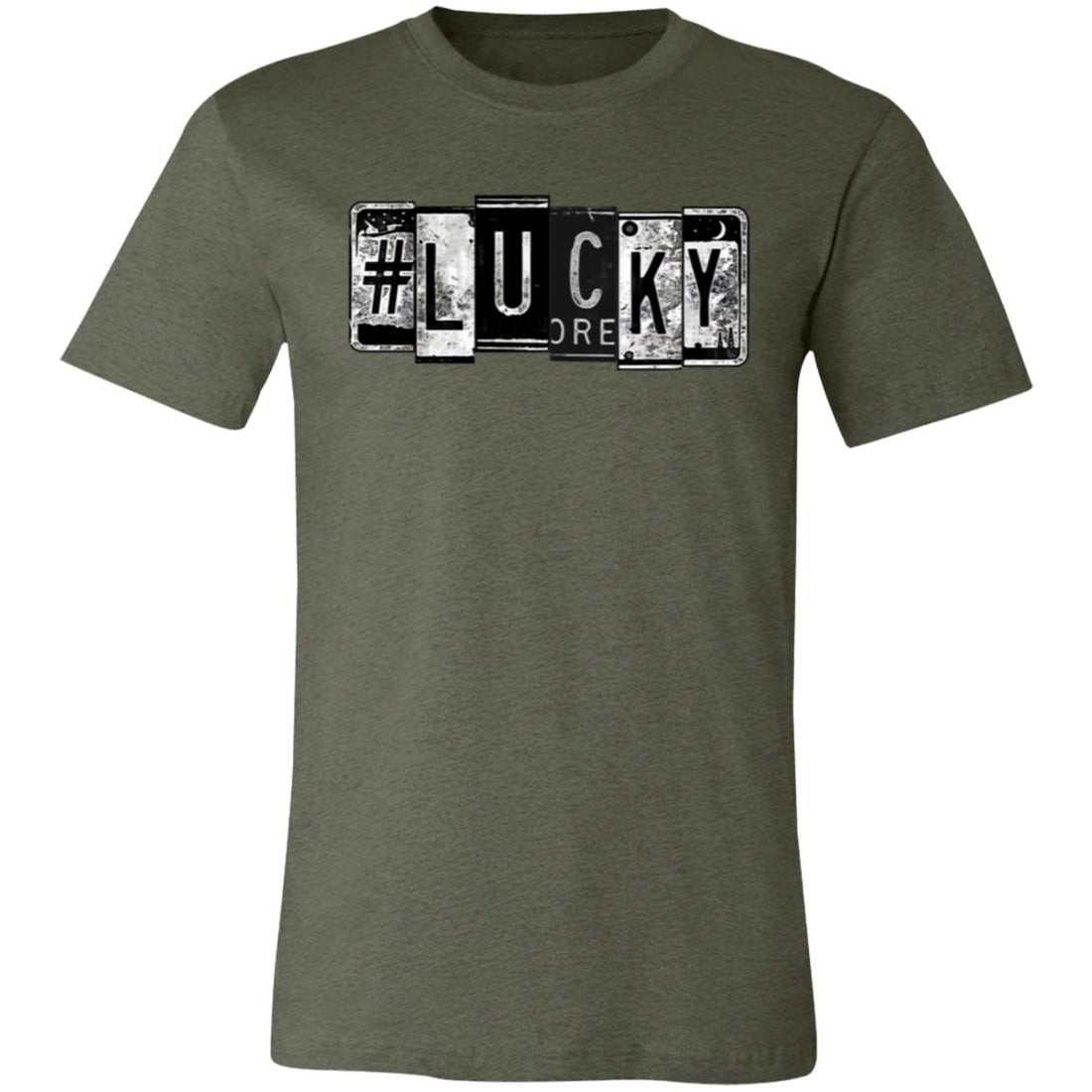 Lucky Plates Short-Sleeve T-Shirt - T-Shirts - Positively Sassy - Lucky Plates Short-Sleeve T-Shirt