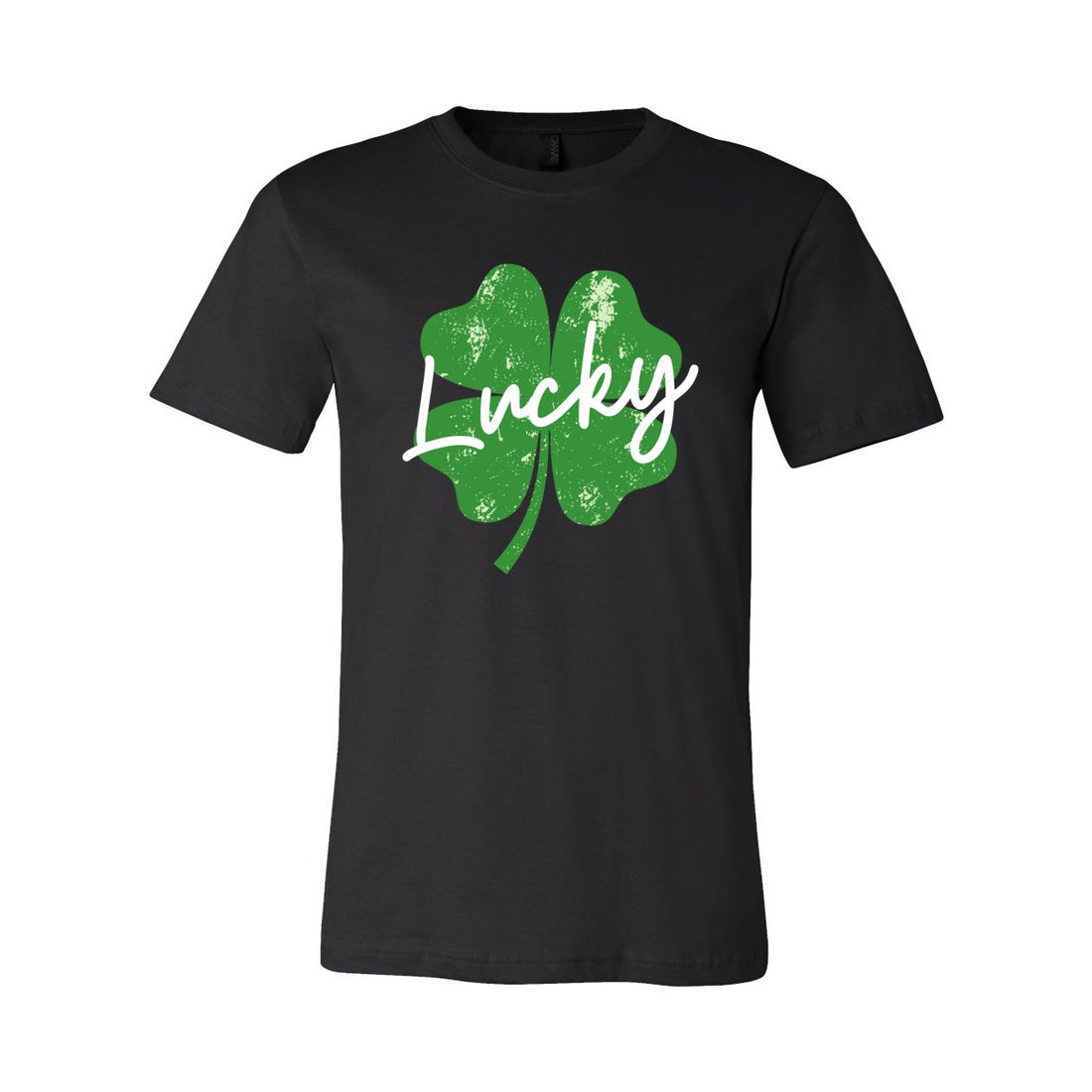 Lucky Shamrock Shirt Short Sleeve Jersey Tee - T-Shirts - Positively Sassy - Lucky Shamrock Shirt Short Sleeve Jersey Tee