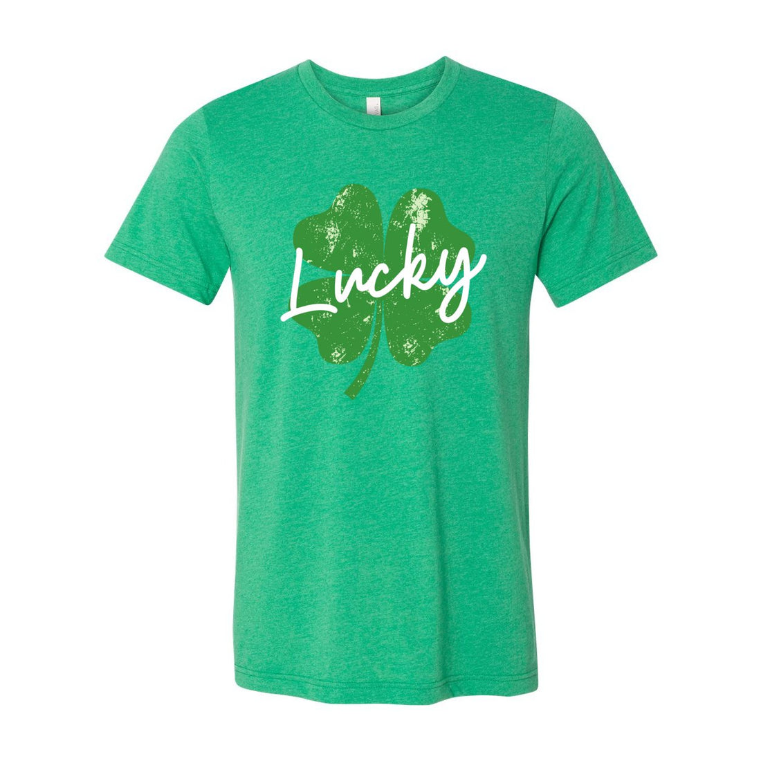 Lucky Shamrock Shirt Short Sleeve Jersey Tee - T-Shirts - Positively Sassy - Lucky Shamrock Shirt Short Sleeve Jersey Tee