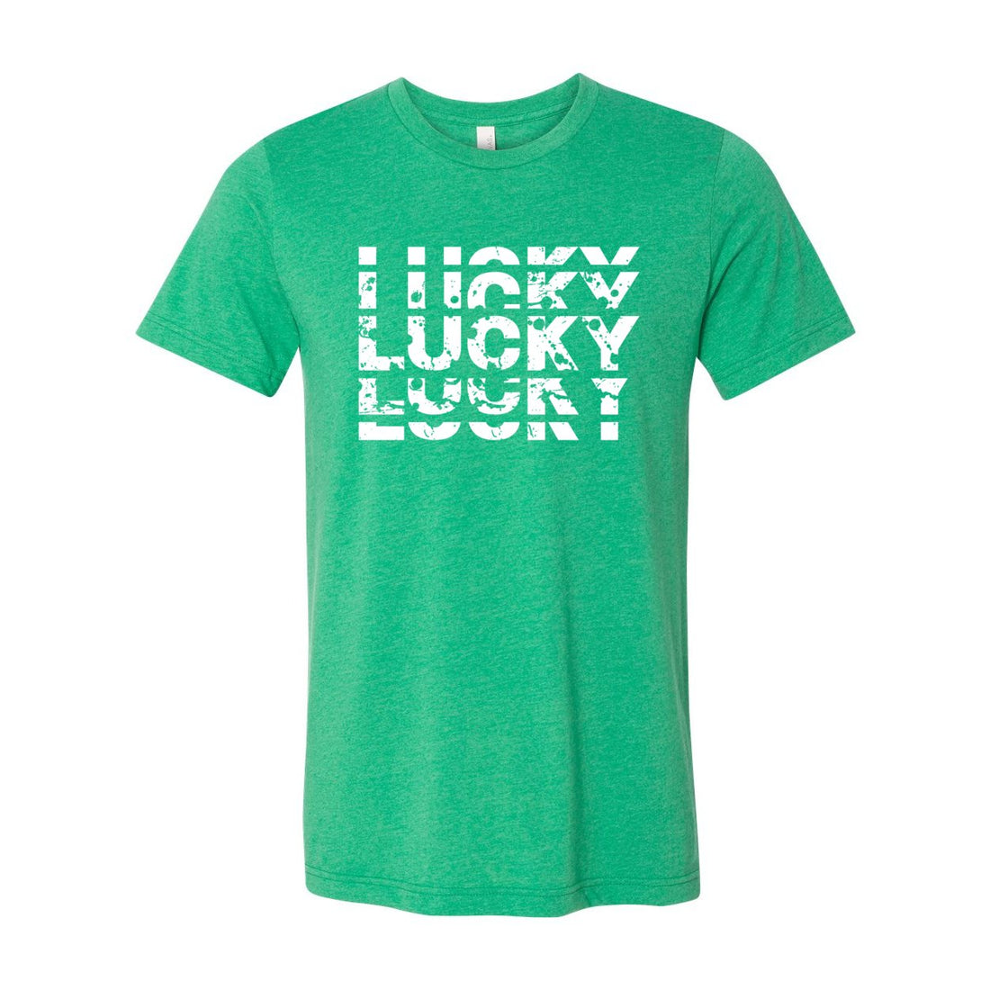 LUCKY Sleeve Jersey Tee - T-Shirts - Positively Sassy - LUCKY Sleeve Jersey Tee