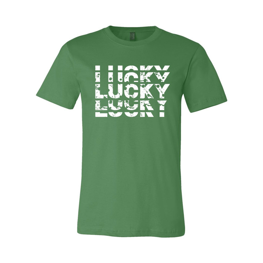 LUCKY Sleeve Jersey Tee - T-Shirts - Positively Sassy - LUCKY Sleeve Jersey Tee