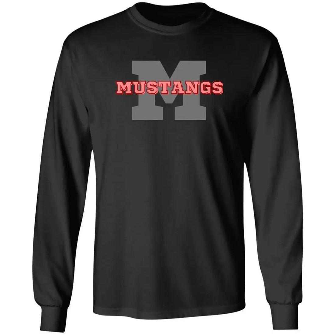 M for Mustangs Ultra Cotton T-Shirt - T-Shirts - Positively Sassy - M for Mustangs Ultra Cotton T-Shirt