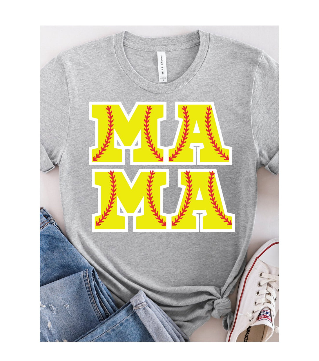 MA MA Softball - T-Shirt - Positively Sassy - MA MA Softball