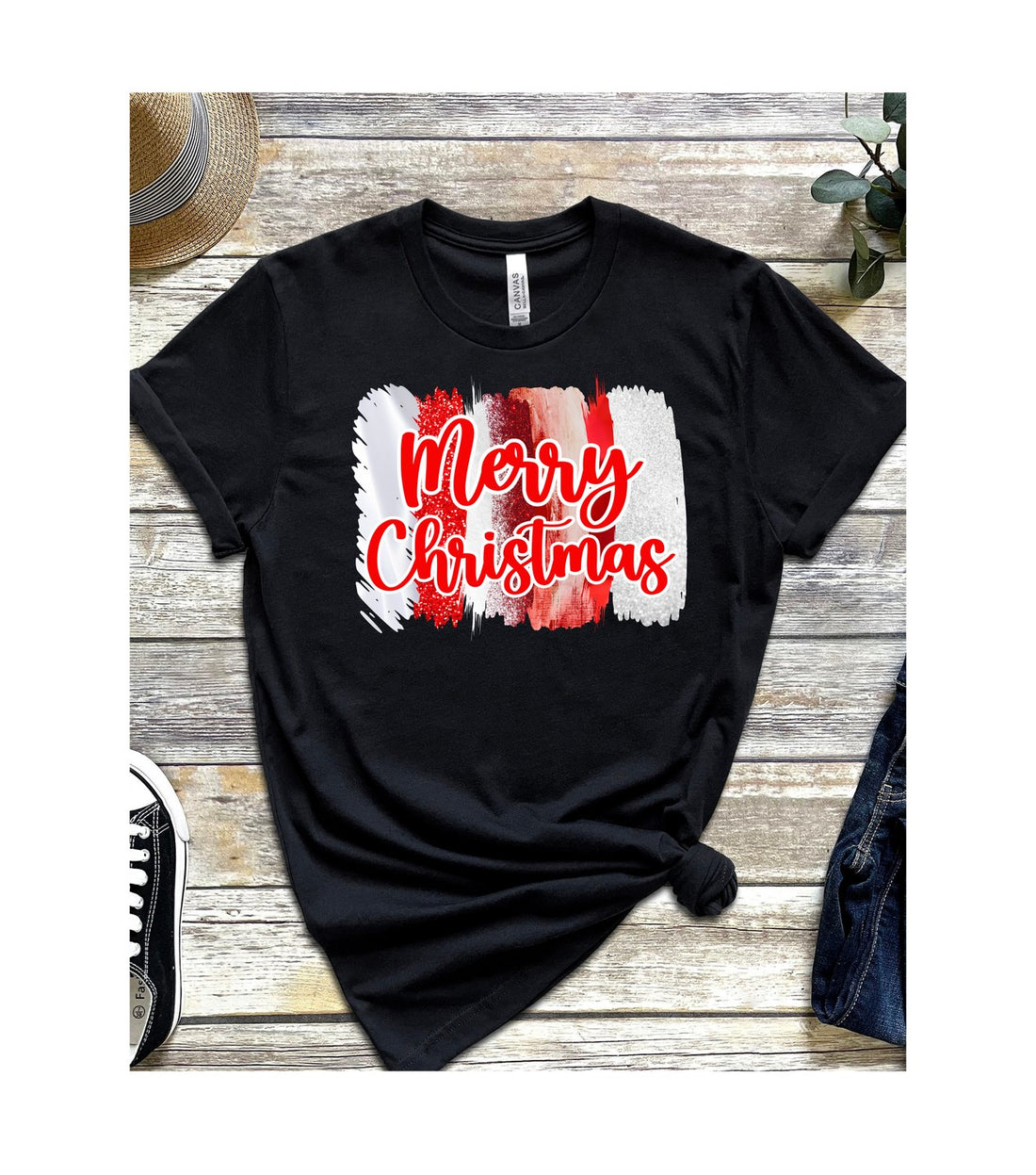 Merry Christmas Swipe - T-Shirts - Positively Sassy - Merry Christmas Swipe